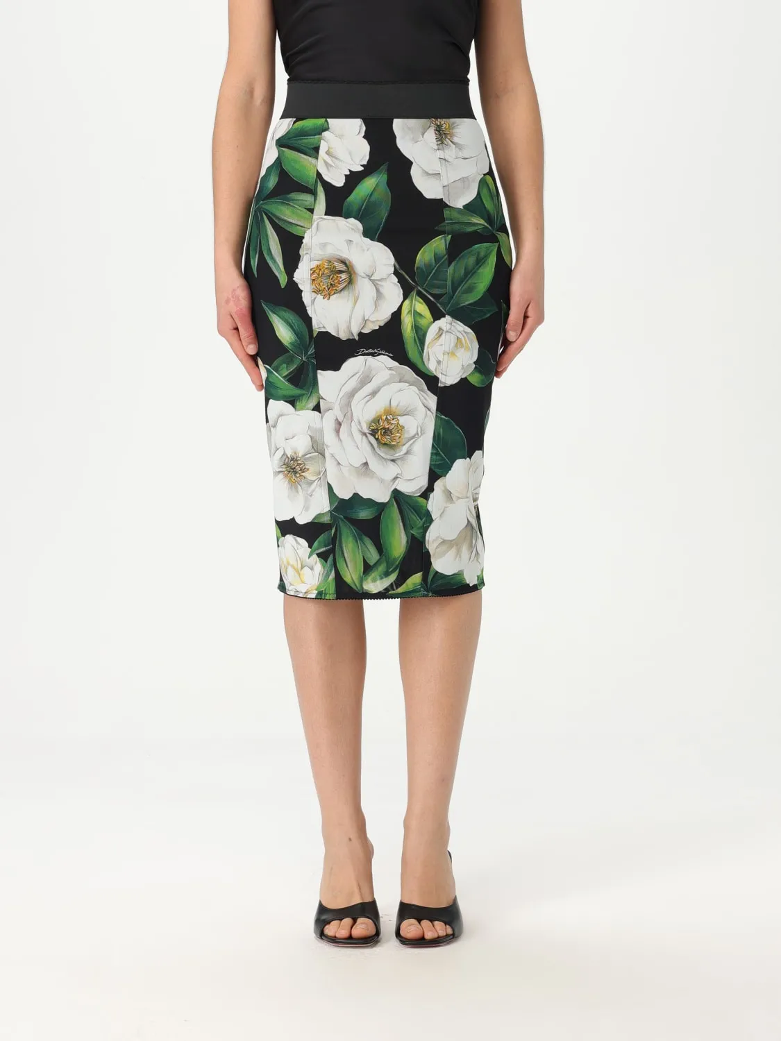 Gonna a tubino floreale Dolce & Gabbana