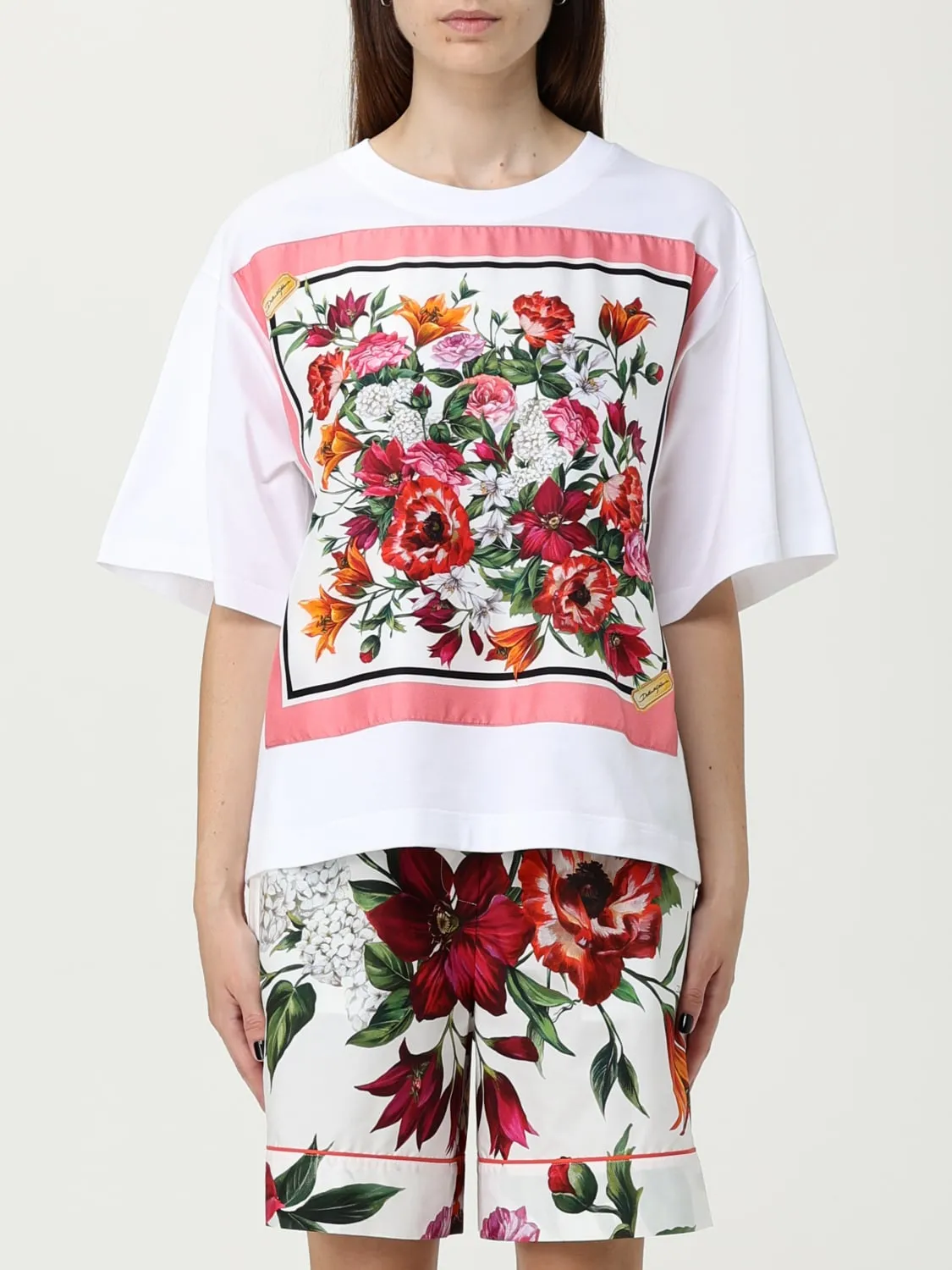 T-shirt floreale Dolce & Gabbana