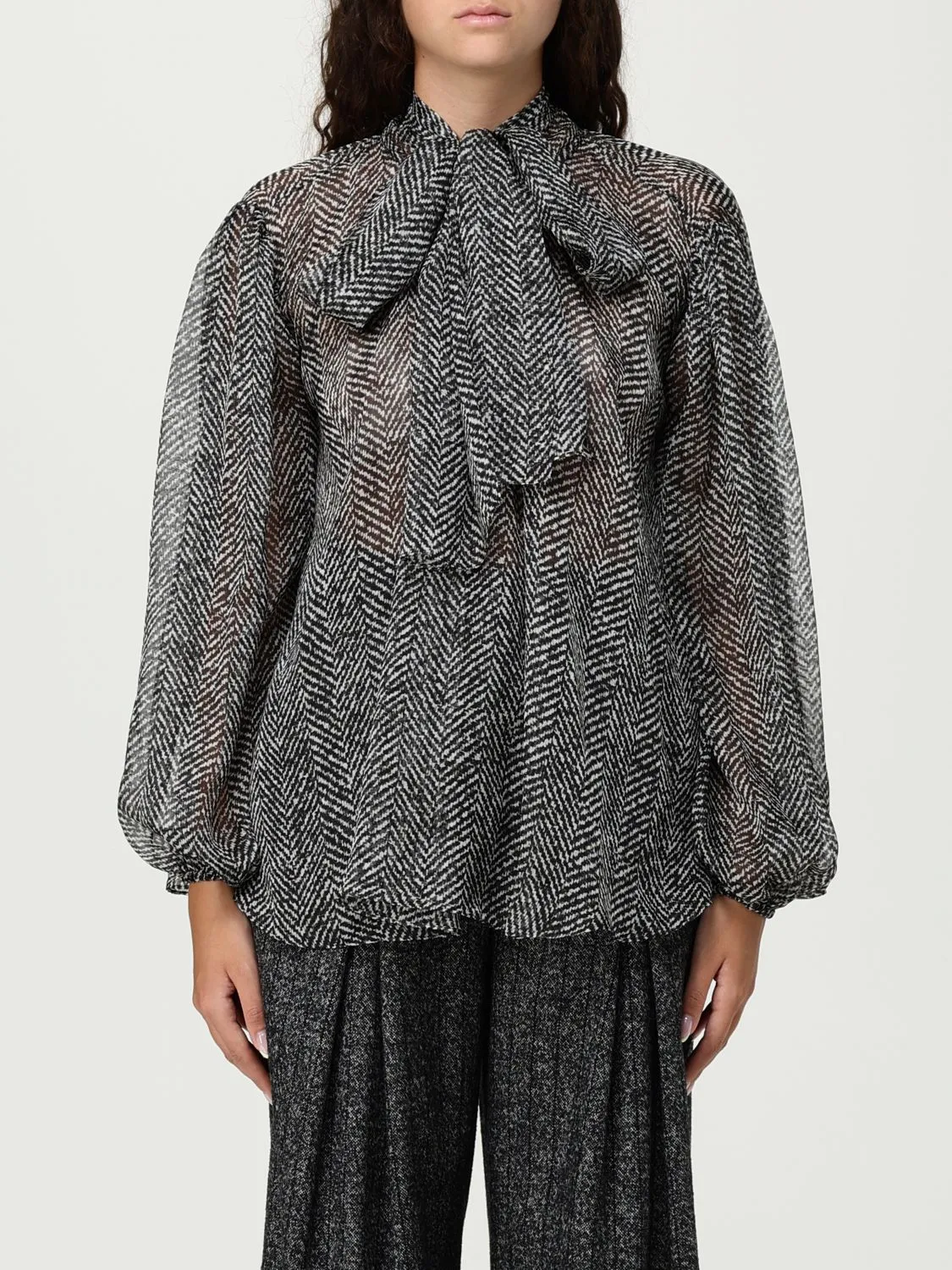 Camicia a fusciacca chevron Dolce & Gabbana