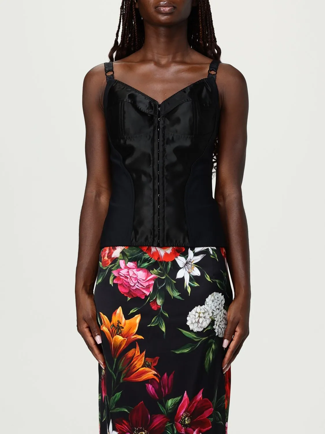 Top bustier Dolce & Gabbana in crêpe