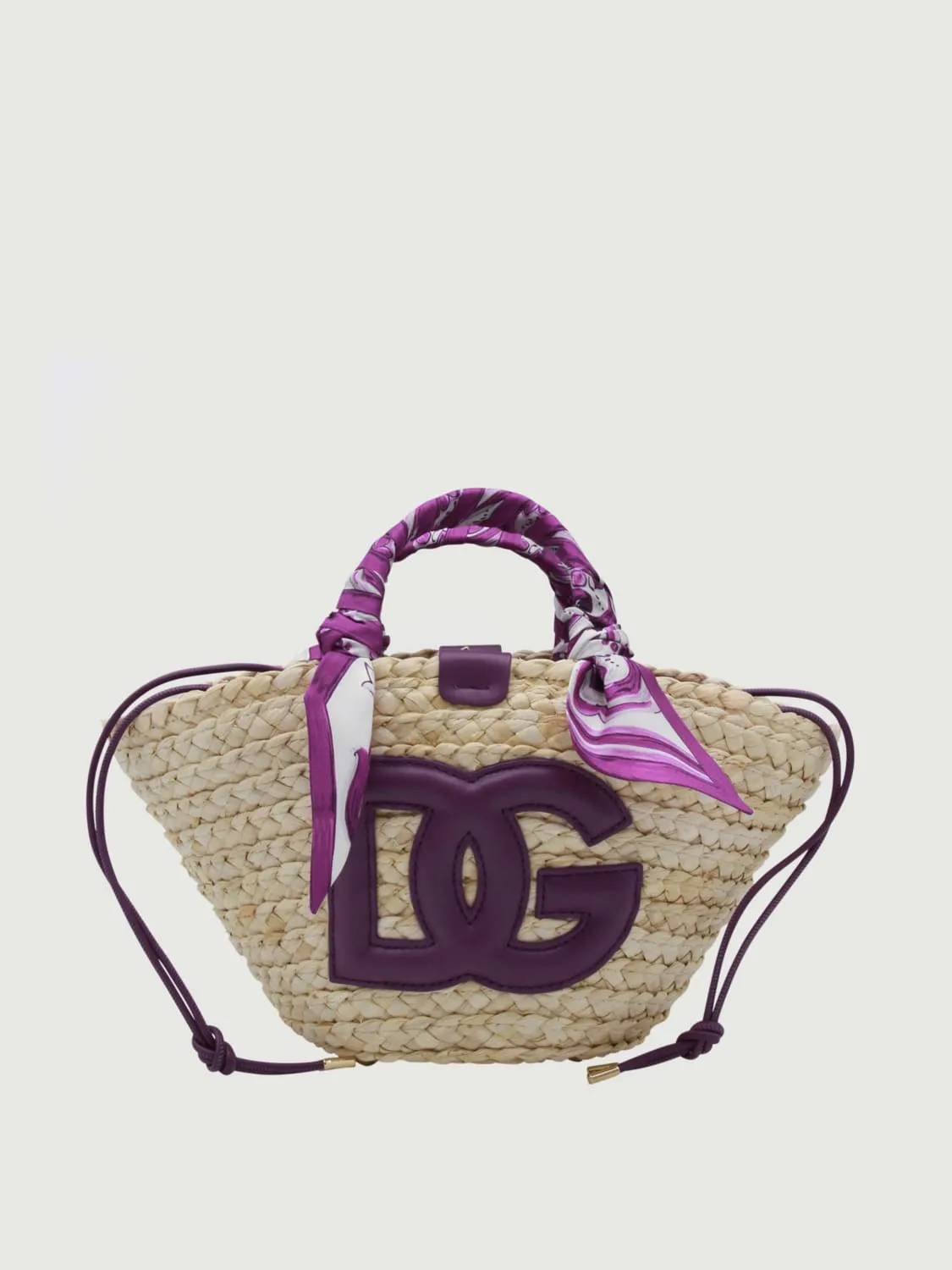 Borsa a mano in paglia DG Dolce & Gabbana