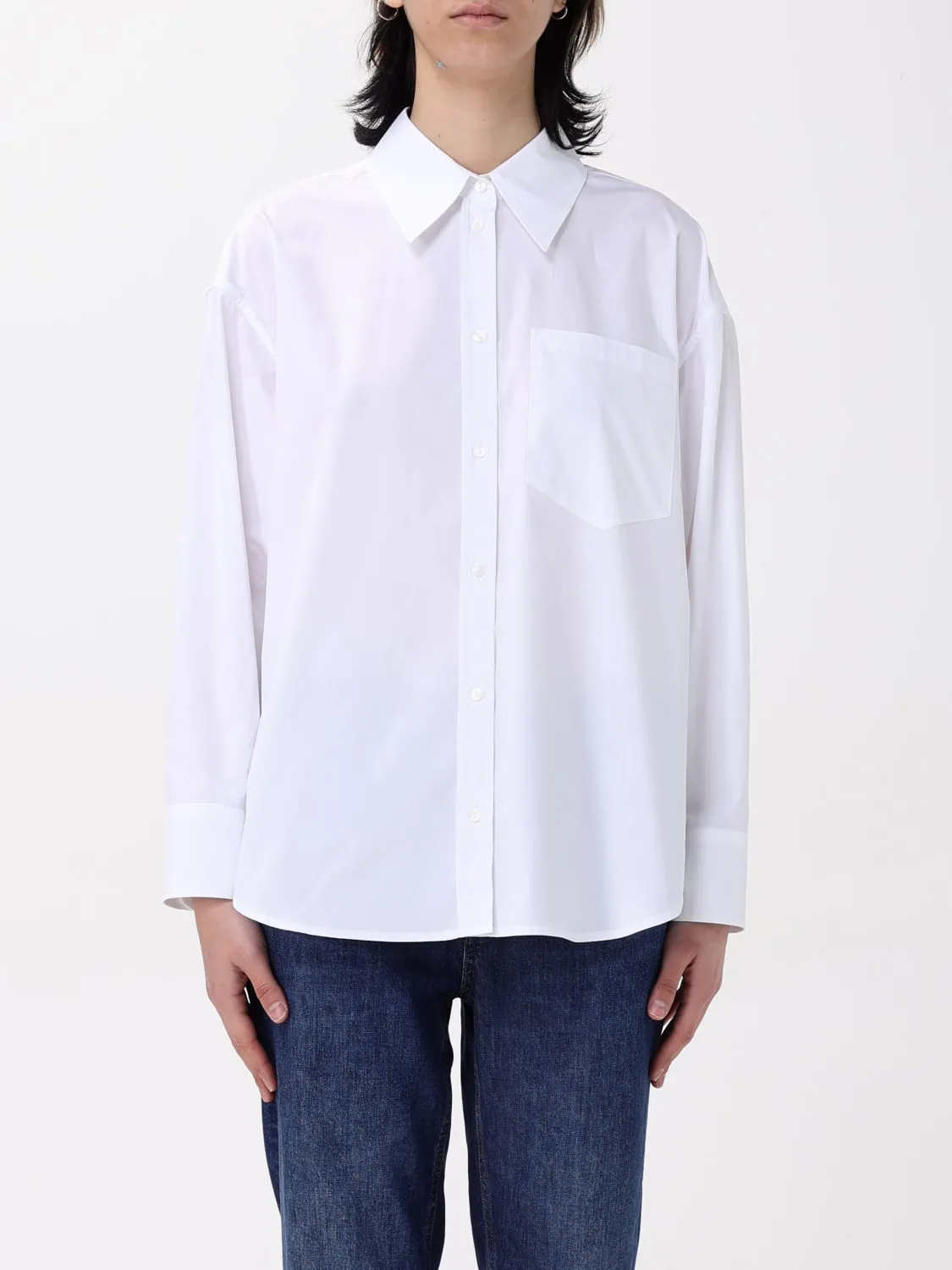 Camicia Dondup in cotone con pizzo posteriore