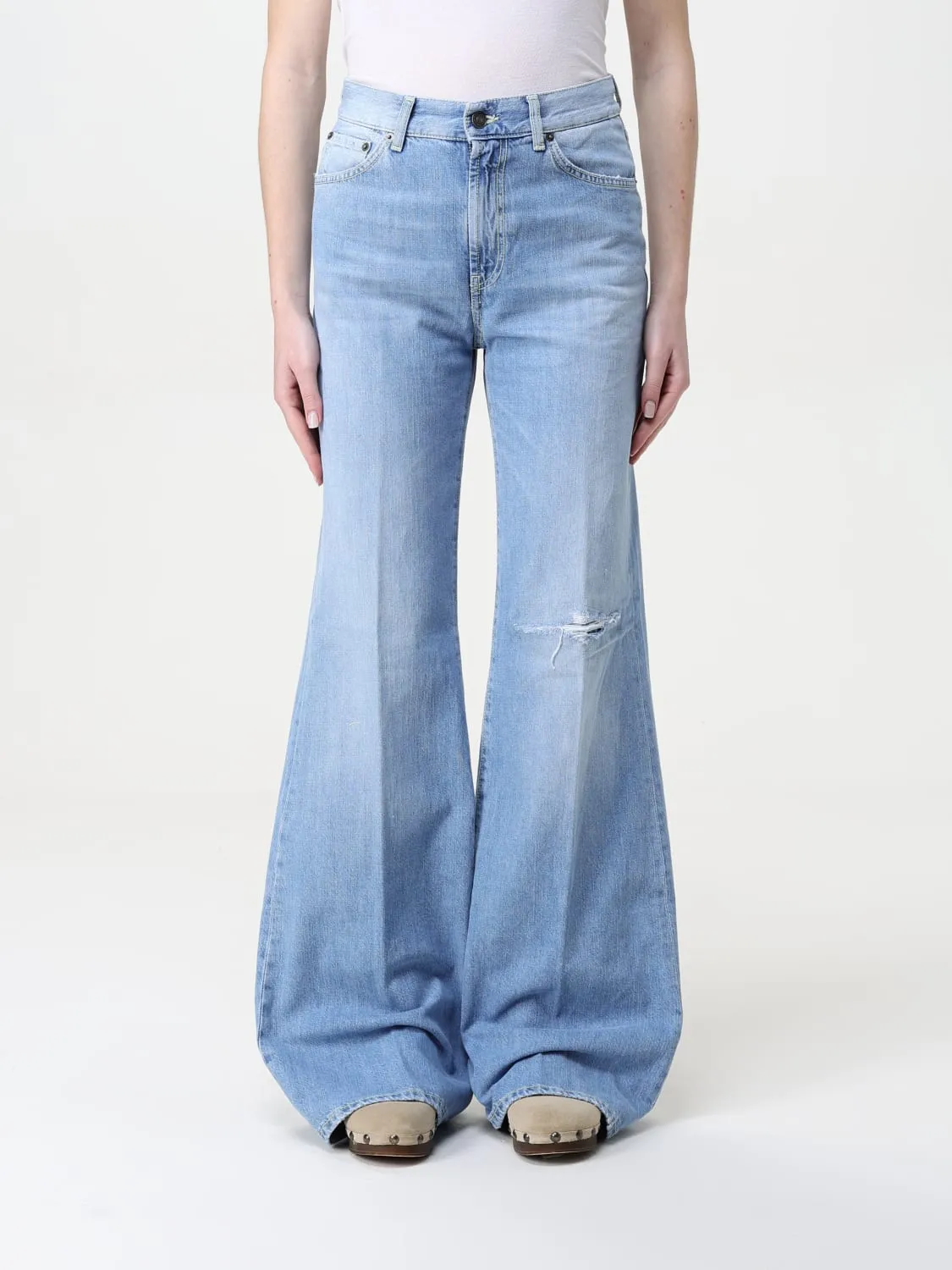 Jeans a zampa Dondup in denim