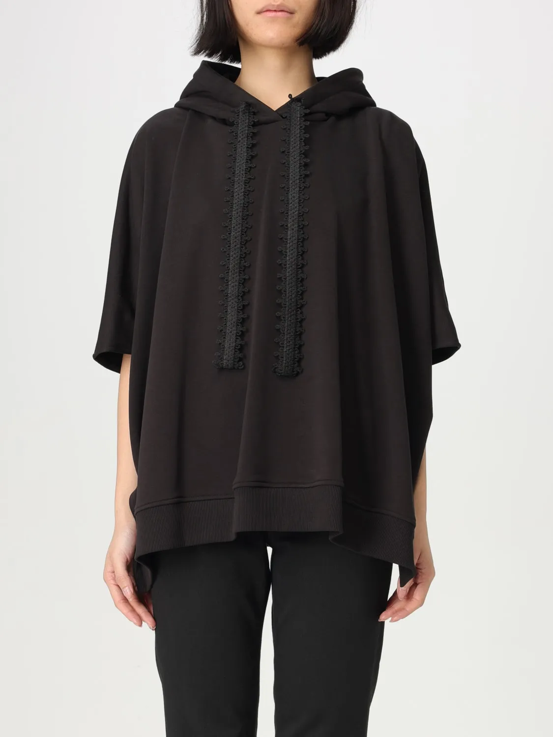 Felpa con cappuccio ricamata Dondup