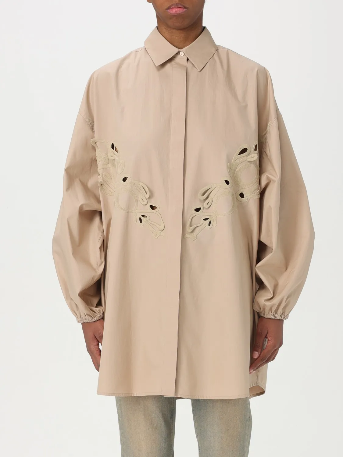 Camicia Dondup in cotone con inserti