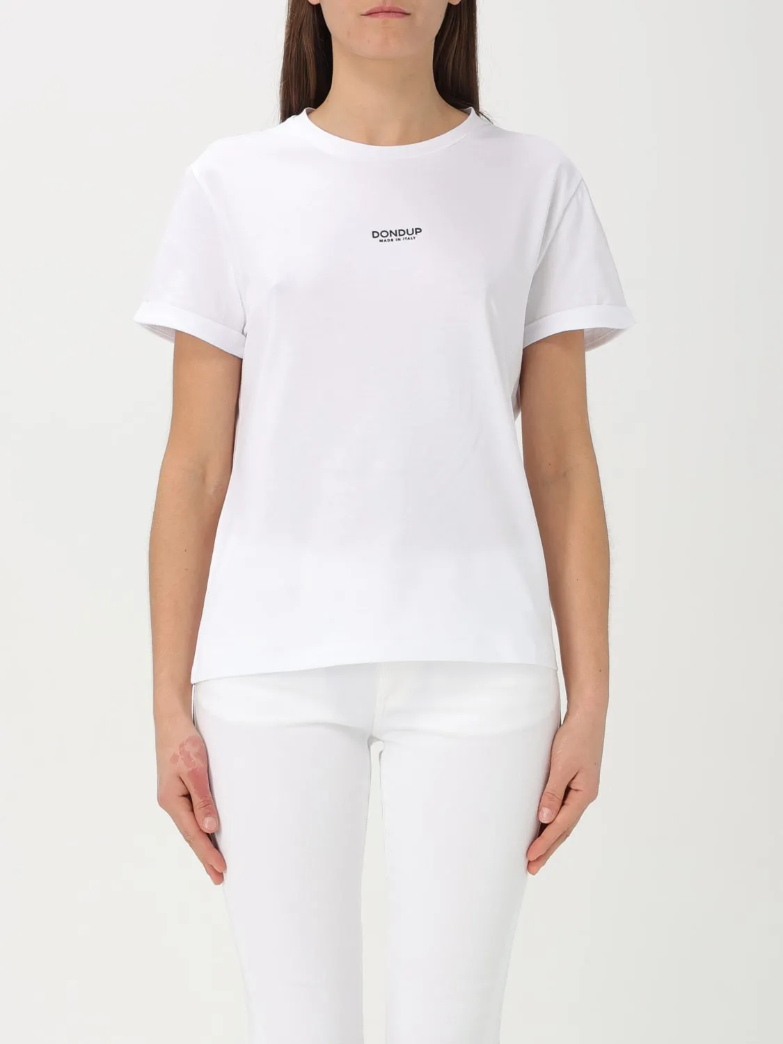 T-shirt basic con logo Dondup