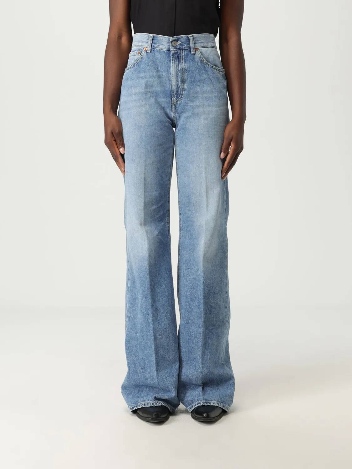 Jeans a vita alta flared Dondup