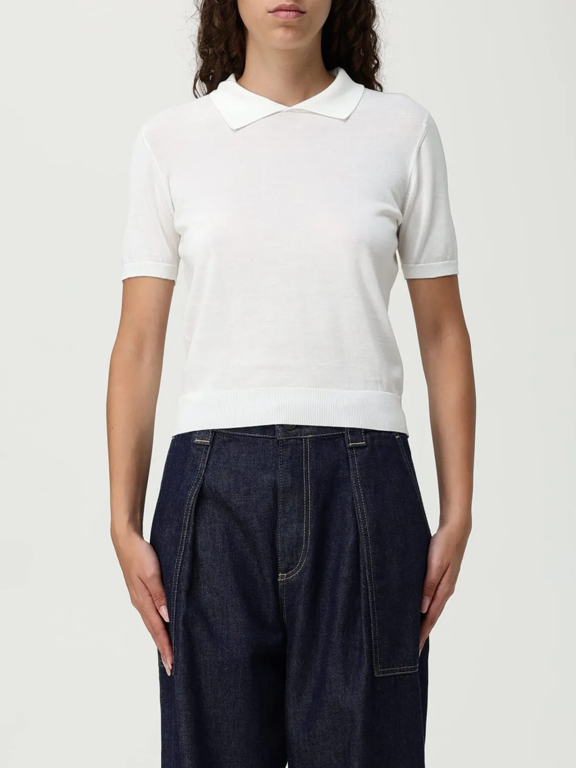 Polo in maglia di cotone Drumohr