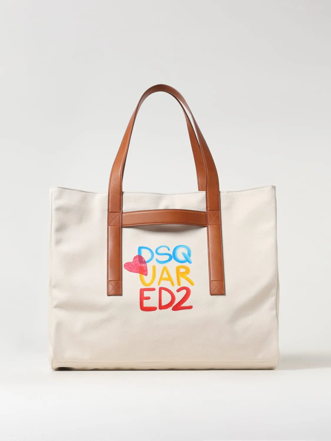 Borsa Summer Lovers Dsquared2 in canvas