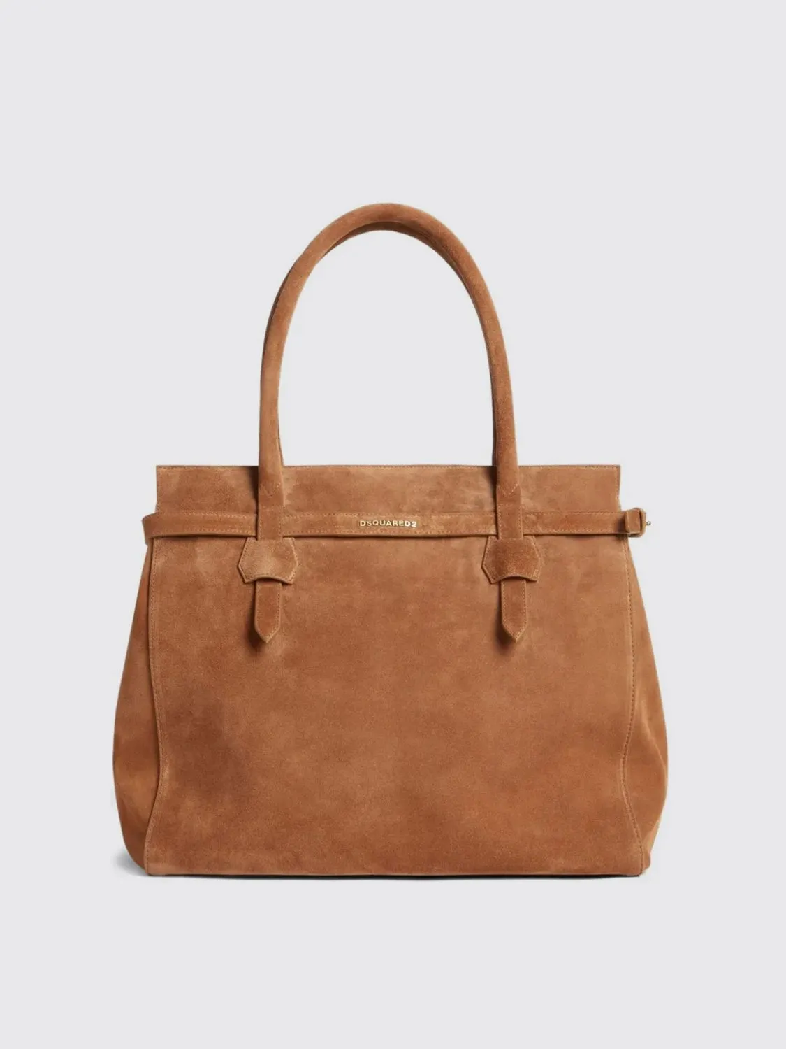 Borsa a spalla Twin in camoscio Dsquared2