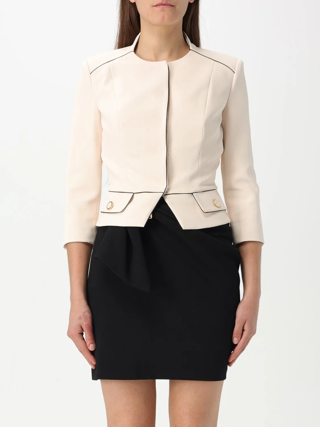 Giacca Elisabetta Franchi in crêpe