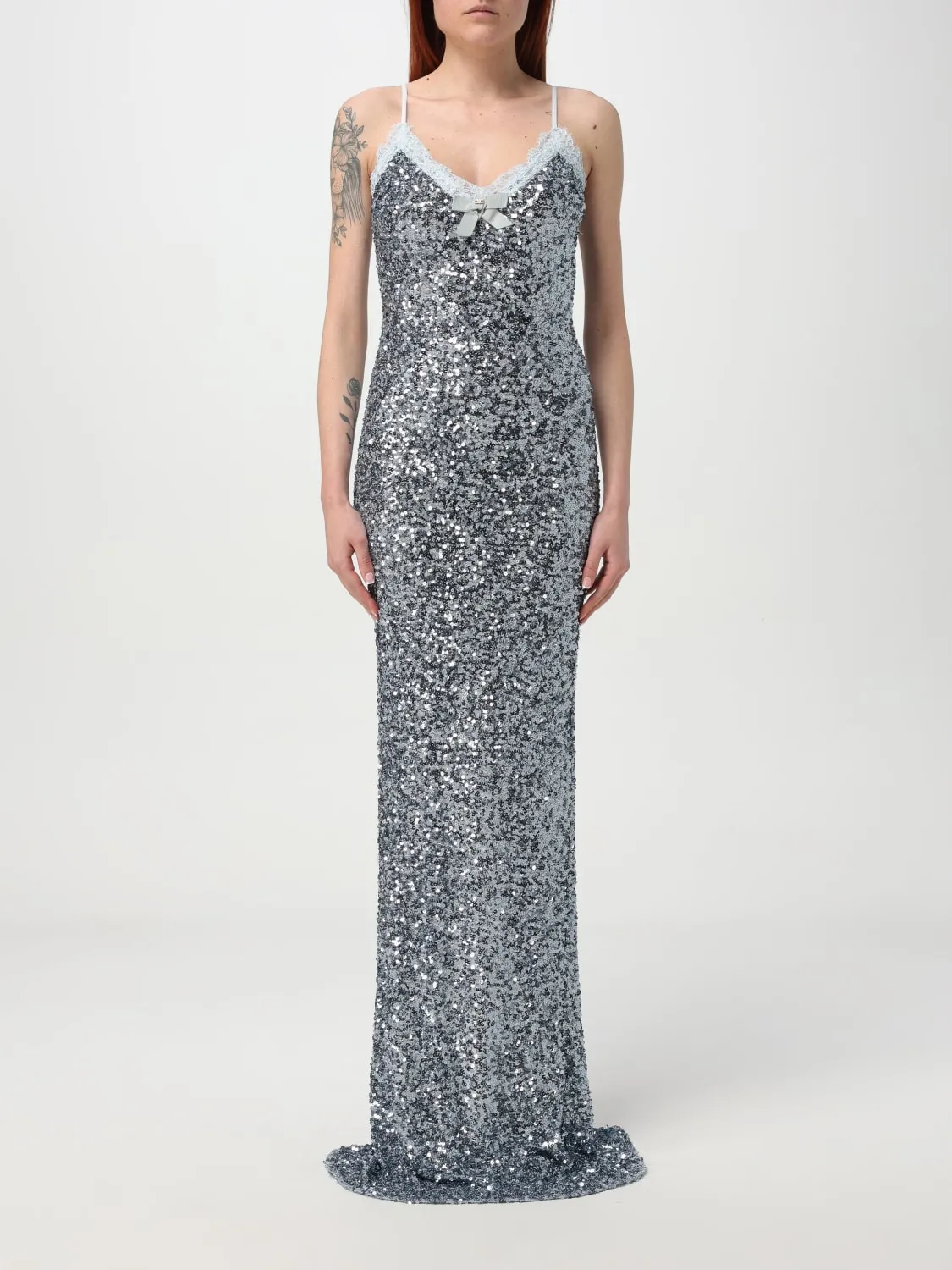 Abito Elisabetta Franchi in tessuto paillettato