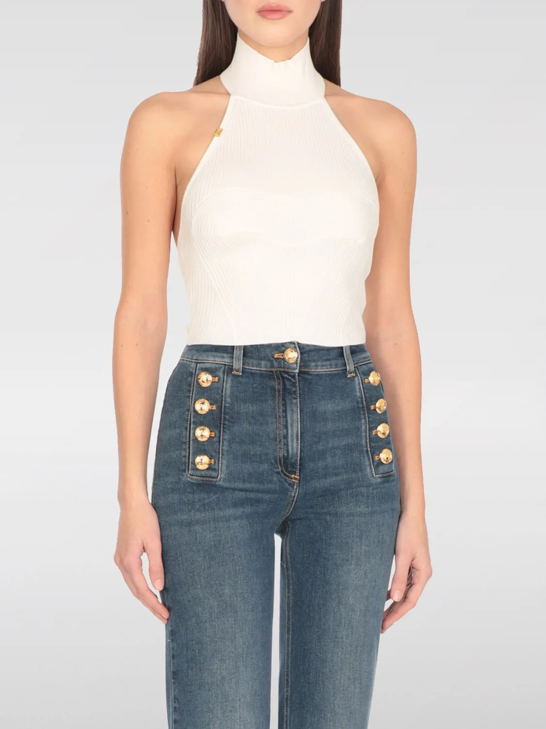 Top Elisabetta Franchi in viscosa