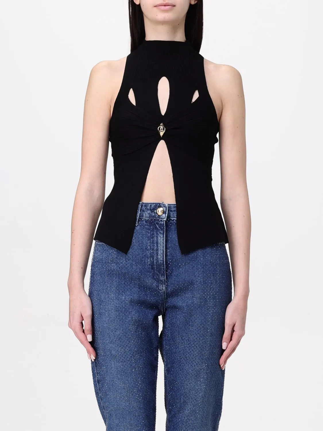 Top Elisabetta Franchi in misto viscosa