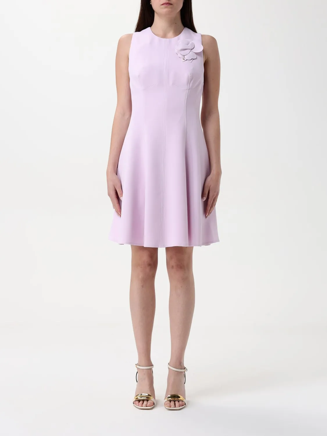 Abito basic Elisabetta Franchi in misto viscosa