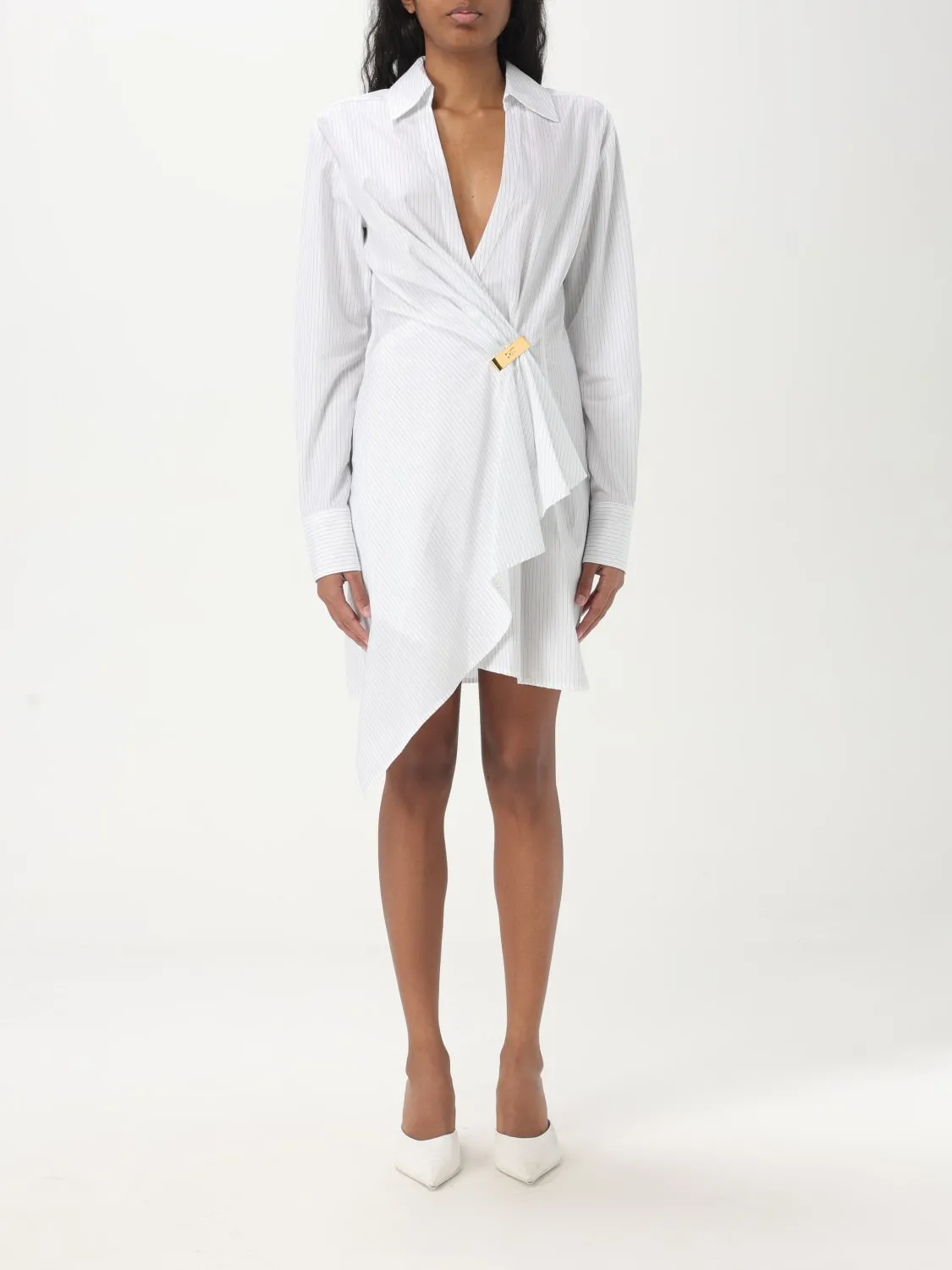 Abito chemisier Elisabetta Franchi in cotone a righe