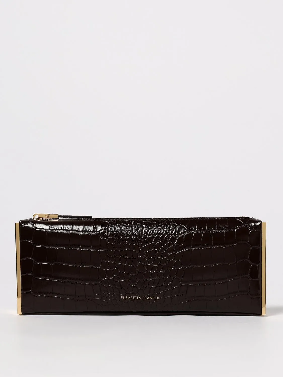 Clutch Baguette con zip Elisabetta Franchi