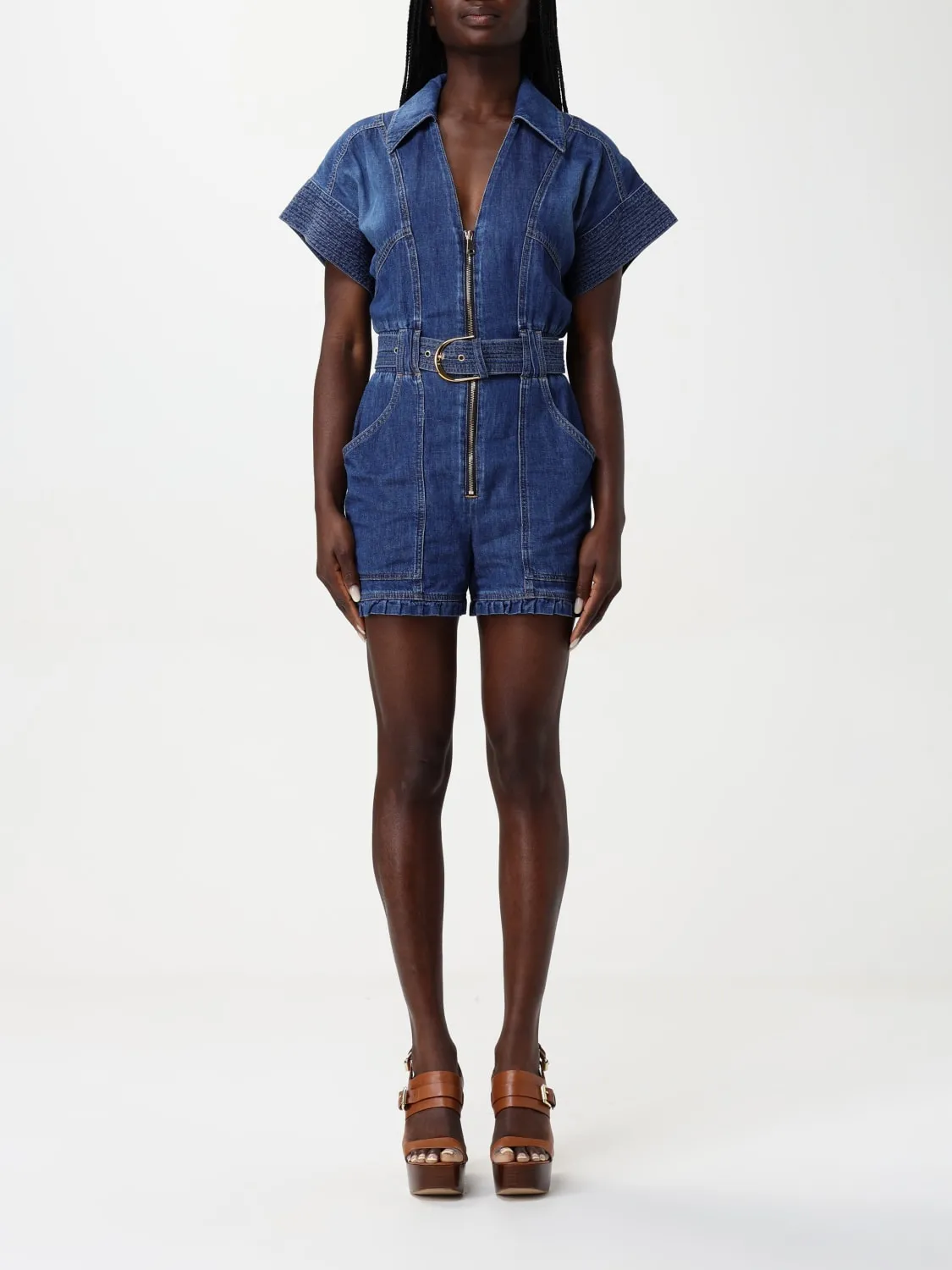 Tuta Elisabetta Franchi in denim