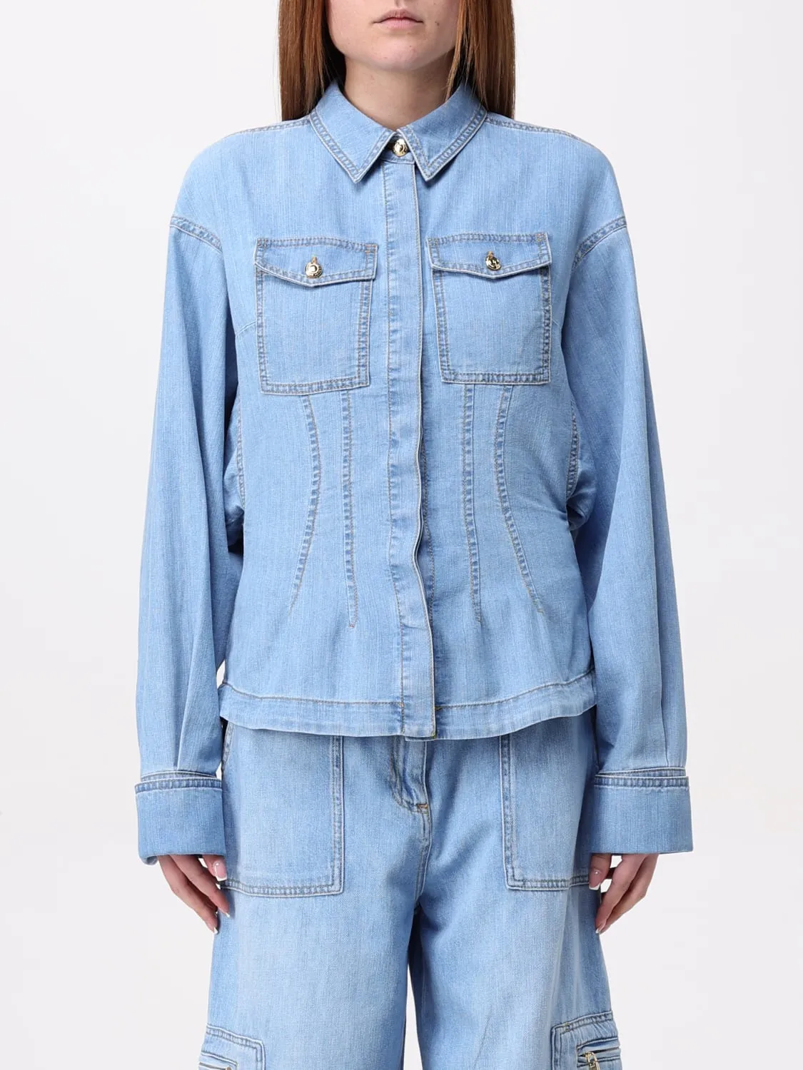 Camicia Elisabetta Franchi in denim