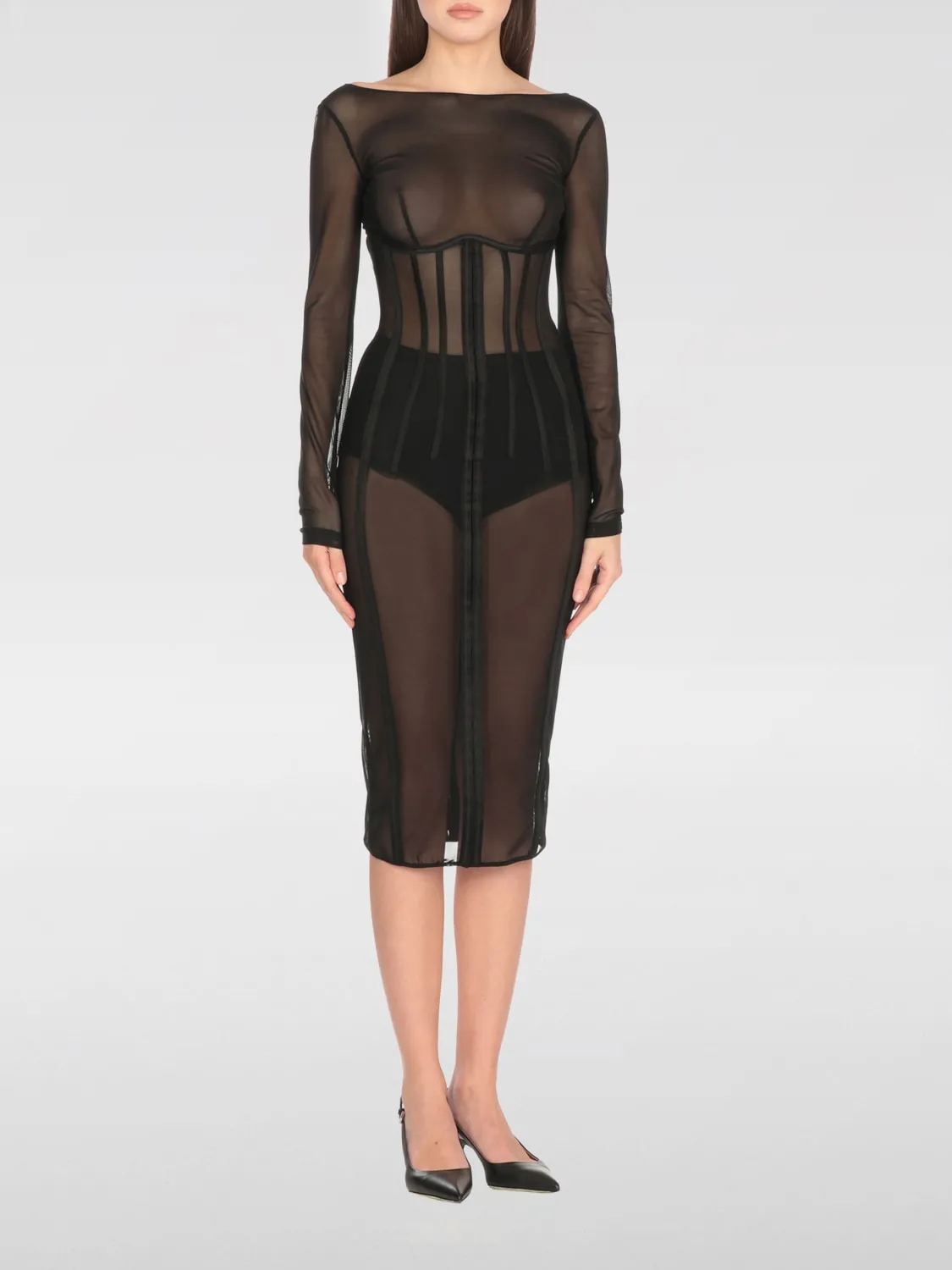 Abito a busiter Elisabetta Franchi in jersey