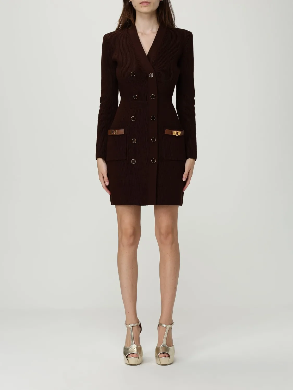 Abito blazer Elisabetta Franchi in misto lana