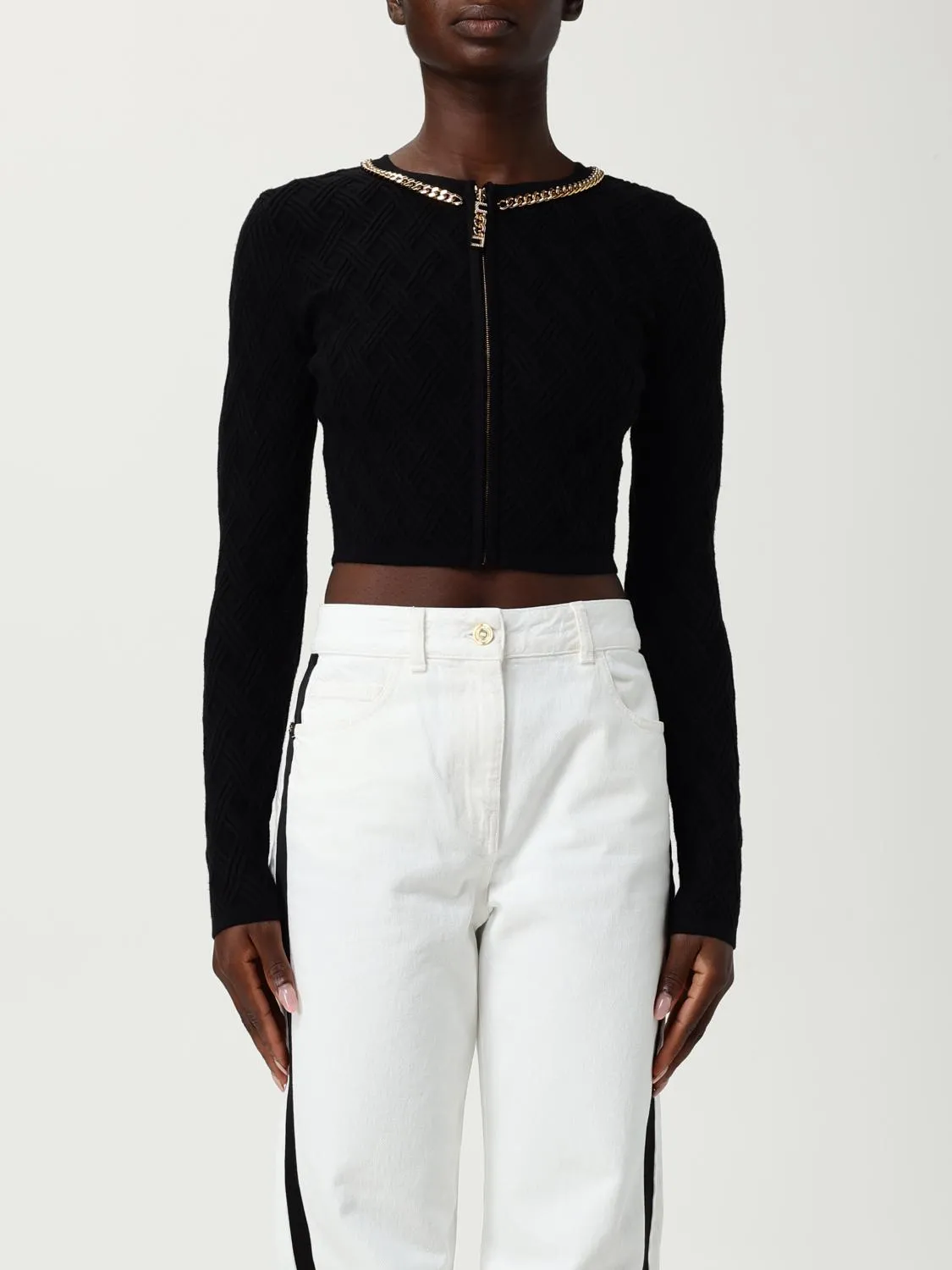 Cardigan Elisabetta Franchi in misto viscosa