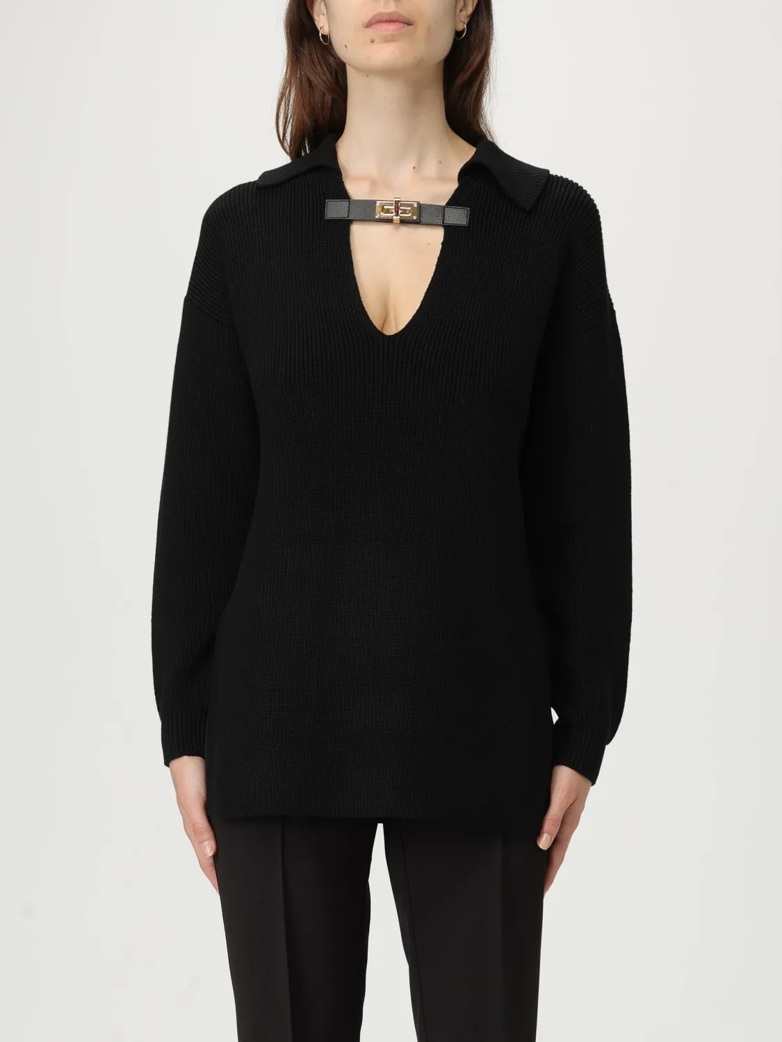 Pullover Elisabetta Franchi in misto lana