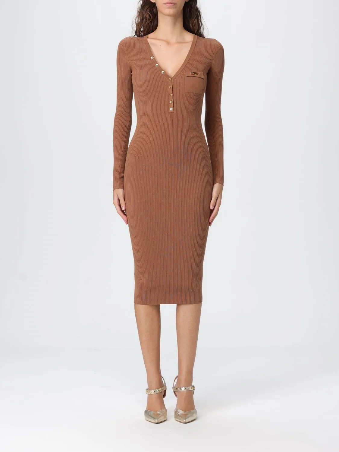 Abito in maglia a coste Elisabetta Franchi