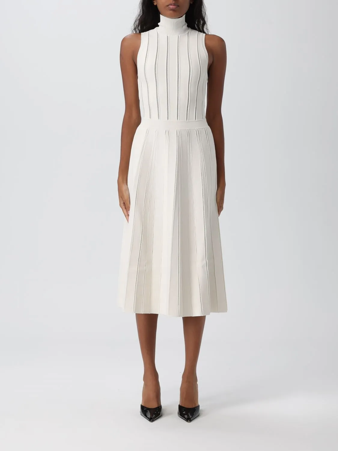 Abito midi Elisabetta Franchi in misto viscosa