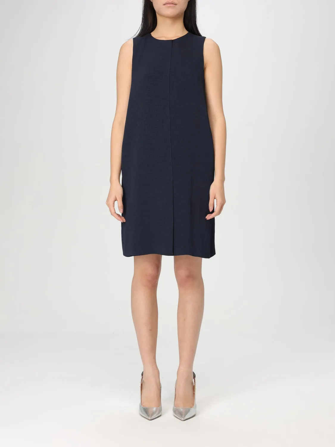 Abito basic Emporio Armani in misto viscosa