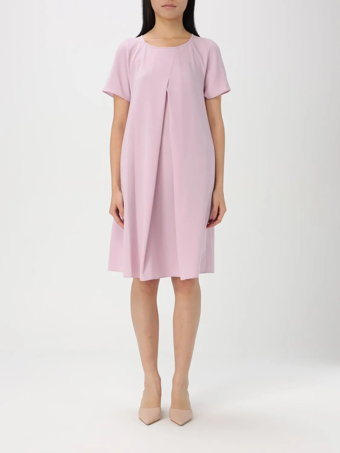 Abito basic Emporio Armani in crêpe