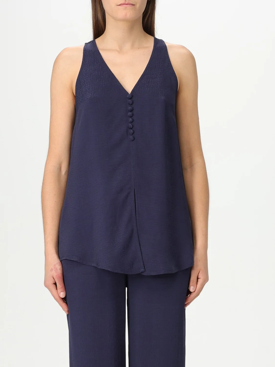 Blusa Armure in viscosa Emporio Armani