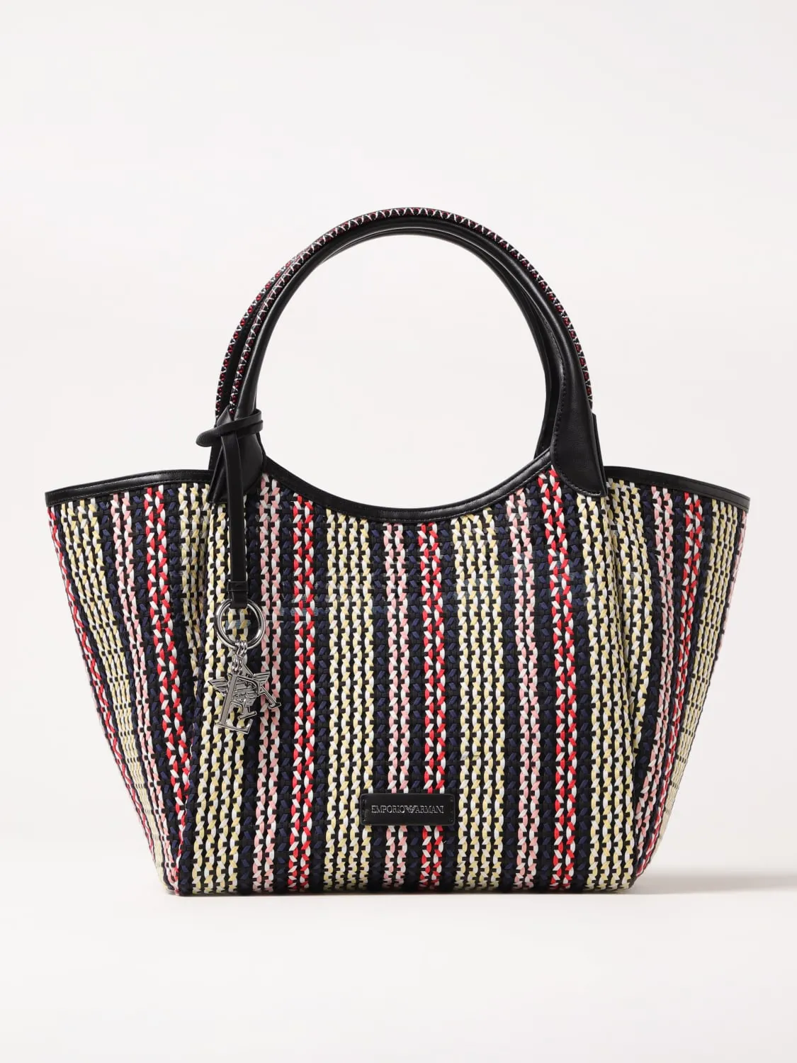 Borsa shopper Stuoia L Emporio Armani