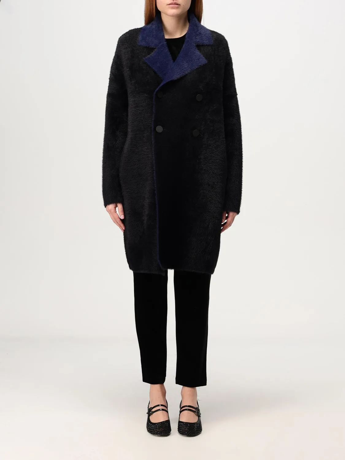 Cappotto Emporio Armani in shearling