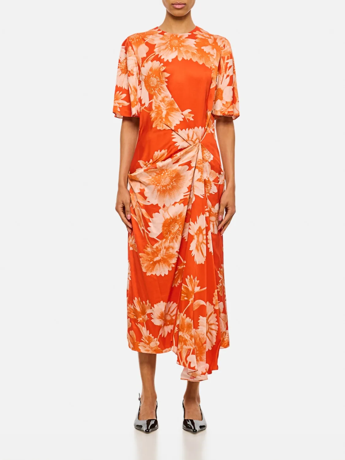 Abito in viscosa floreale Erdem