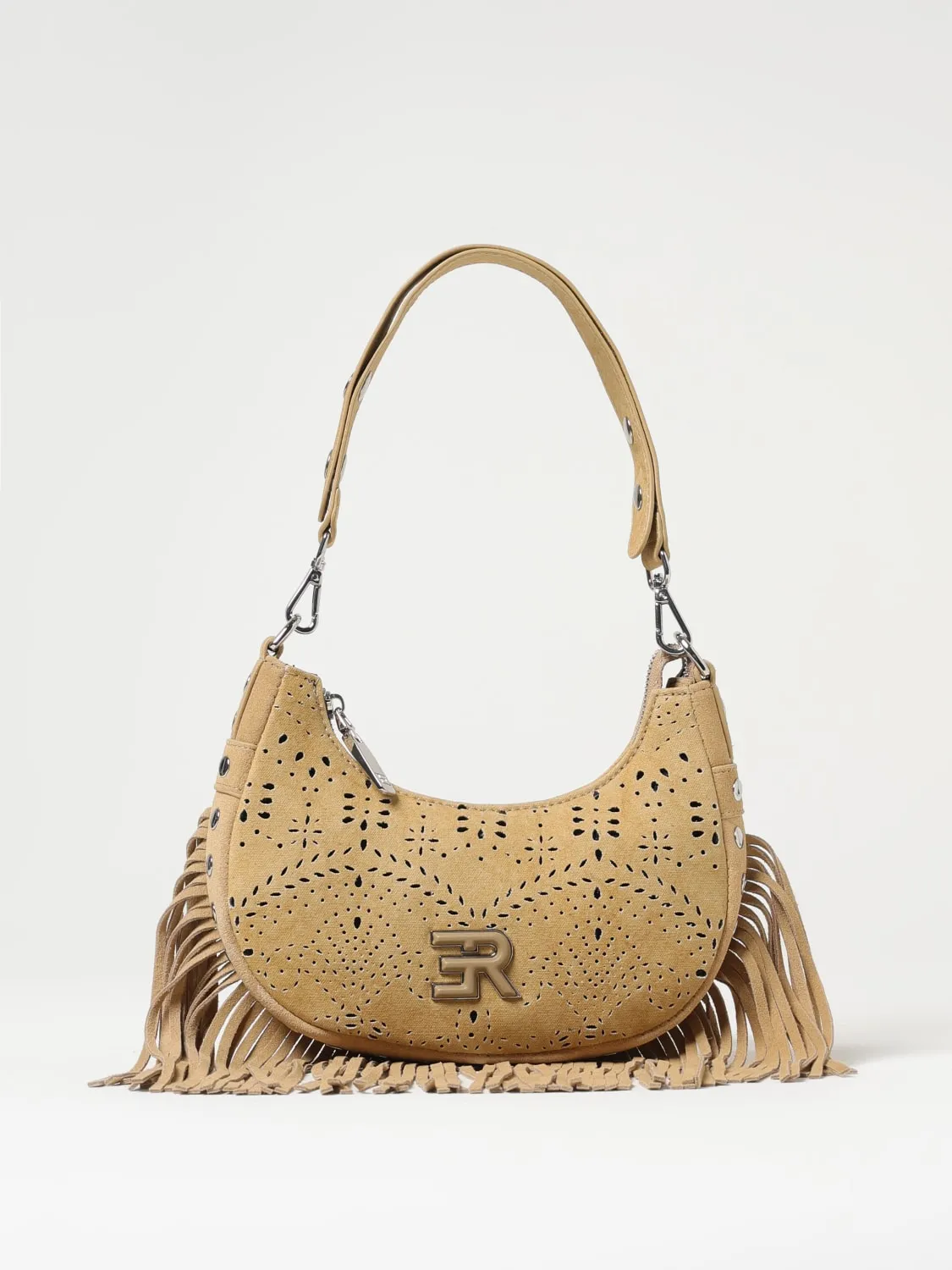 Borsa Ermanno Scervino in canvas traforata