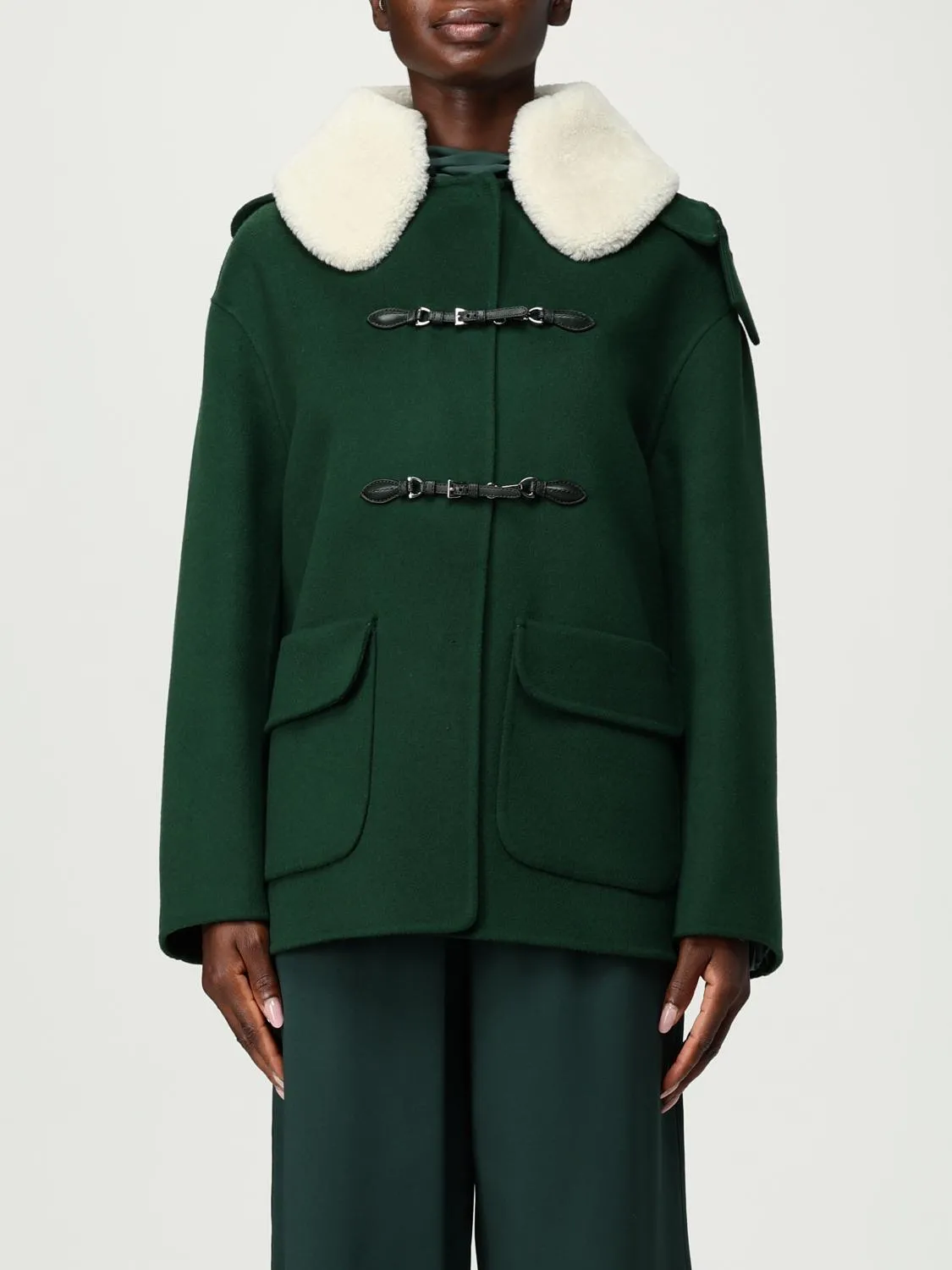 Cappotto Ermanno Scervino in lana vergine