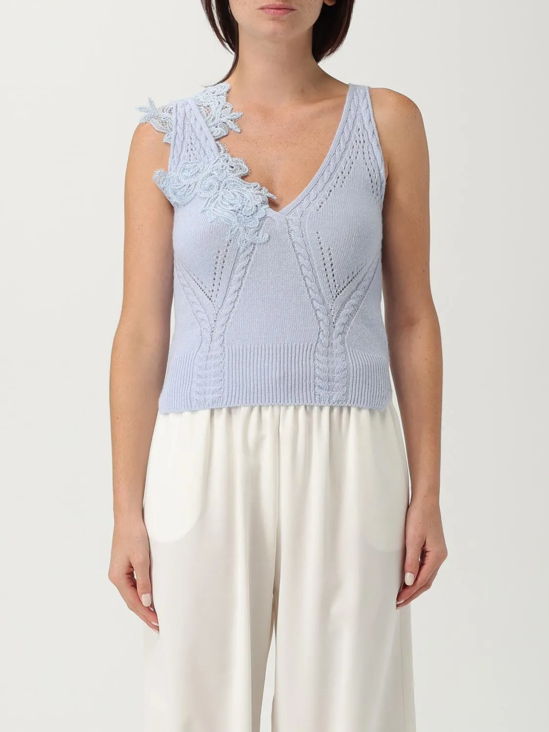 Top Ermanno Scervino Life in misto lana