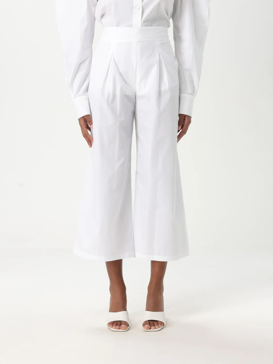 Pantalone cropped Ermanno Scervino Life in cotone