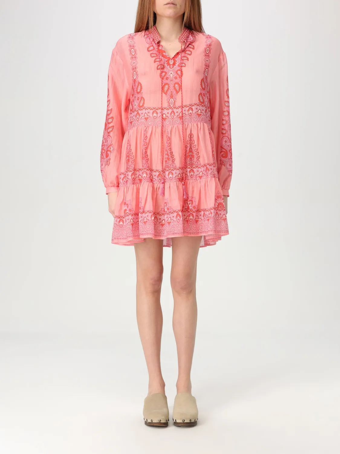 Abito Etro in cotone e seta con stampa Paisley