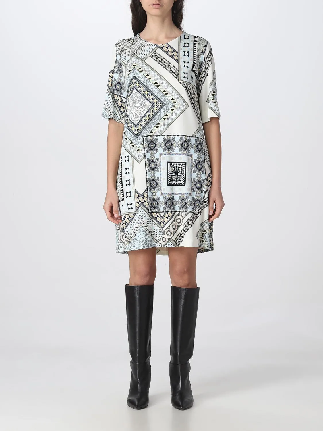 Abito Etro con stampa foulard all over