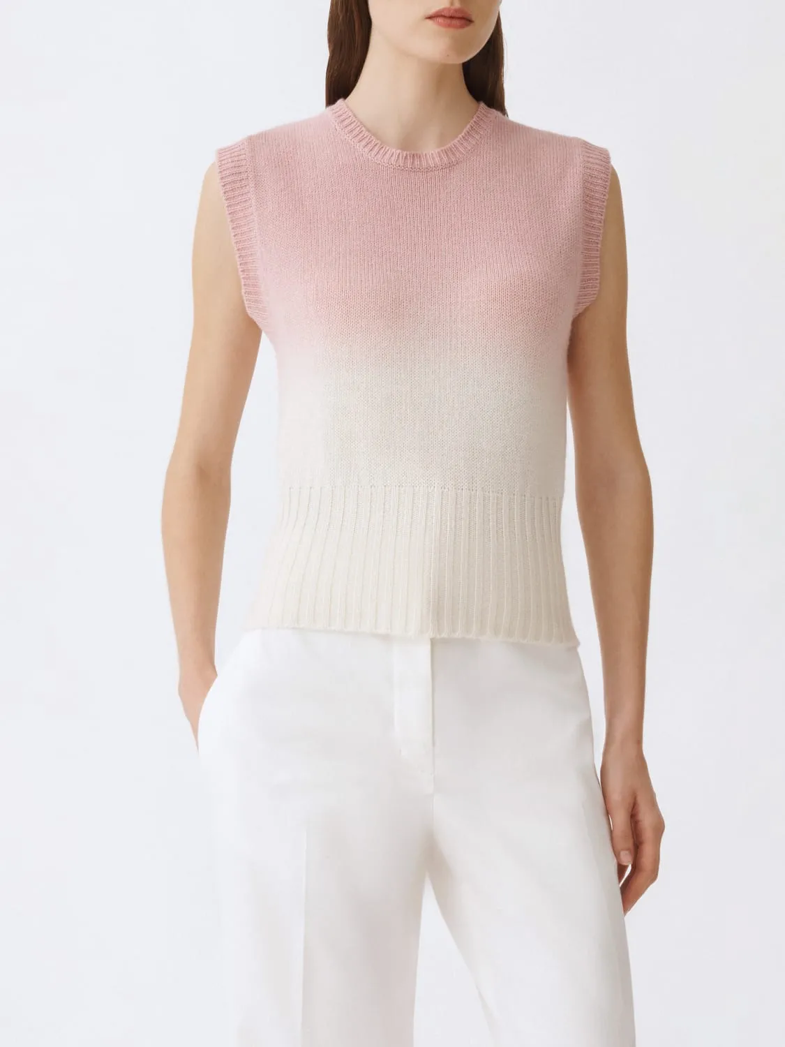 Gilet Fabiana Filippiin lana vergine e seta