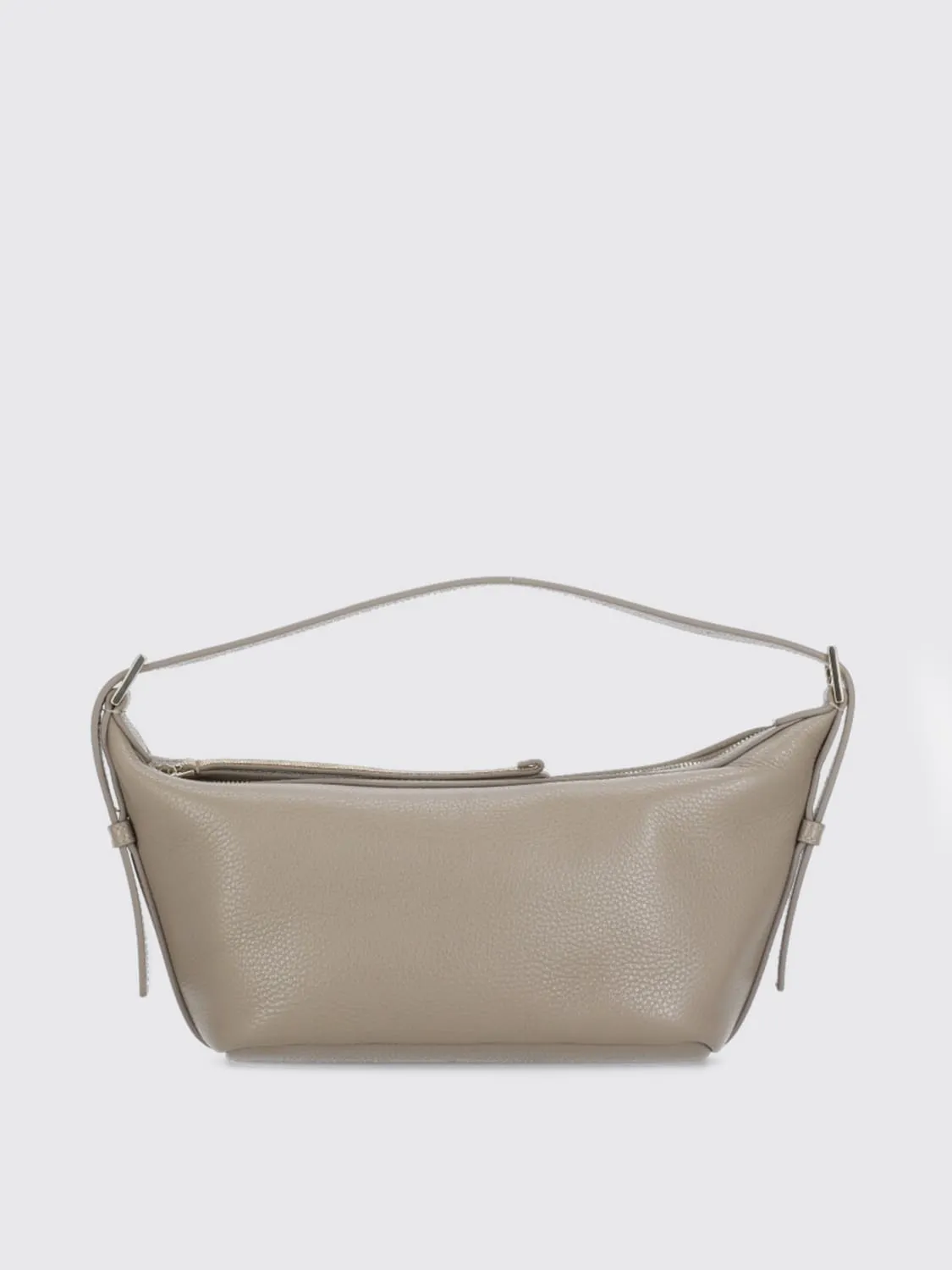 Borsa Fabiana Filippi in pelle a grana con monile