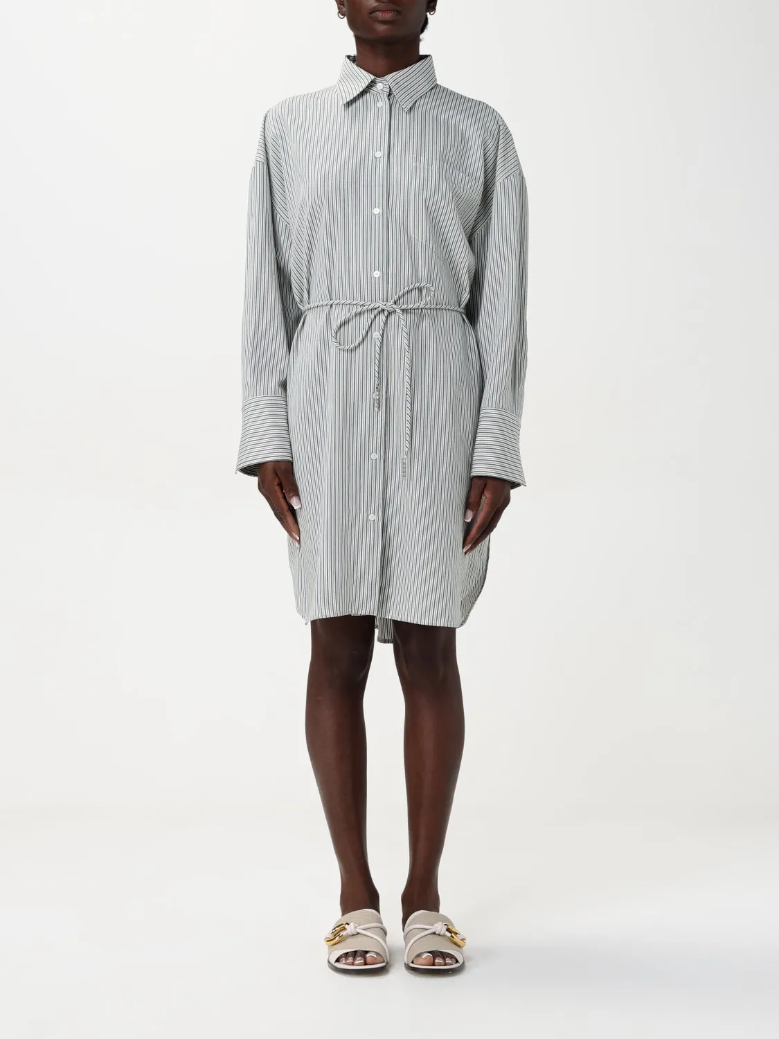 Abito chemisier Fabiana Filippi in viscosa e seta