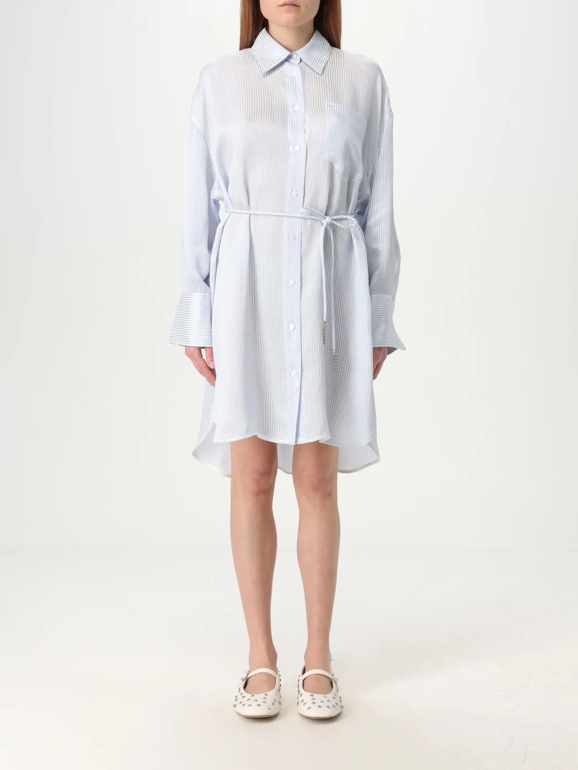 Abito chemisier Fabiana Filippi in seta e viscosa