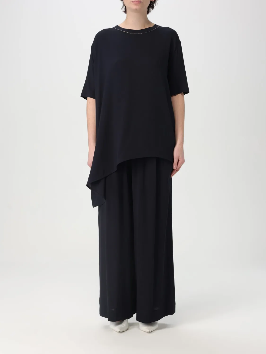 Blusa Fabiana Filippi in viscosa con strass