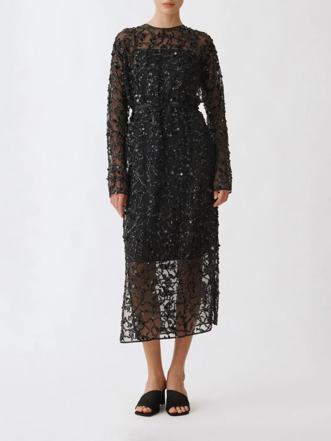 Abito di seta Fabiana Filippi con paillettes