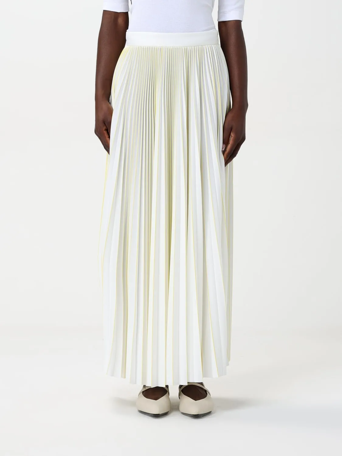 Gonna plissettata Fabiana Filippi in crêpe