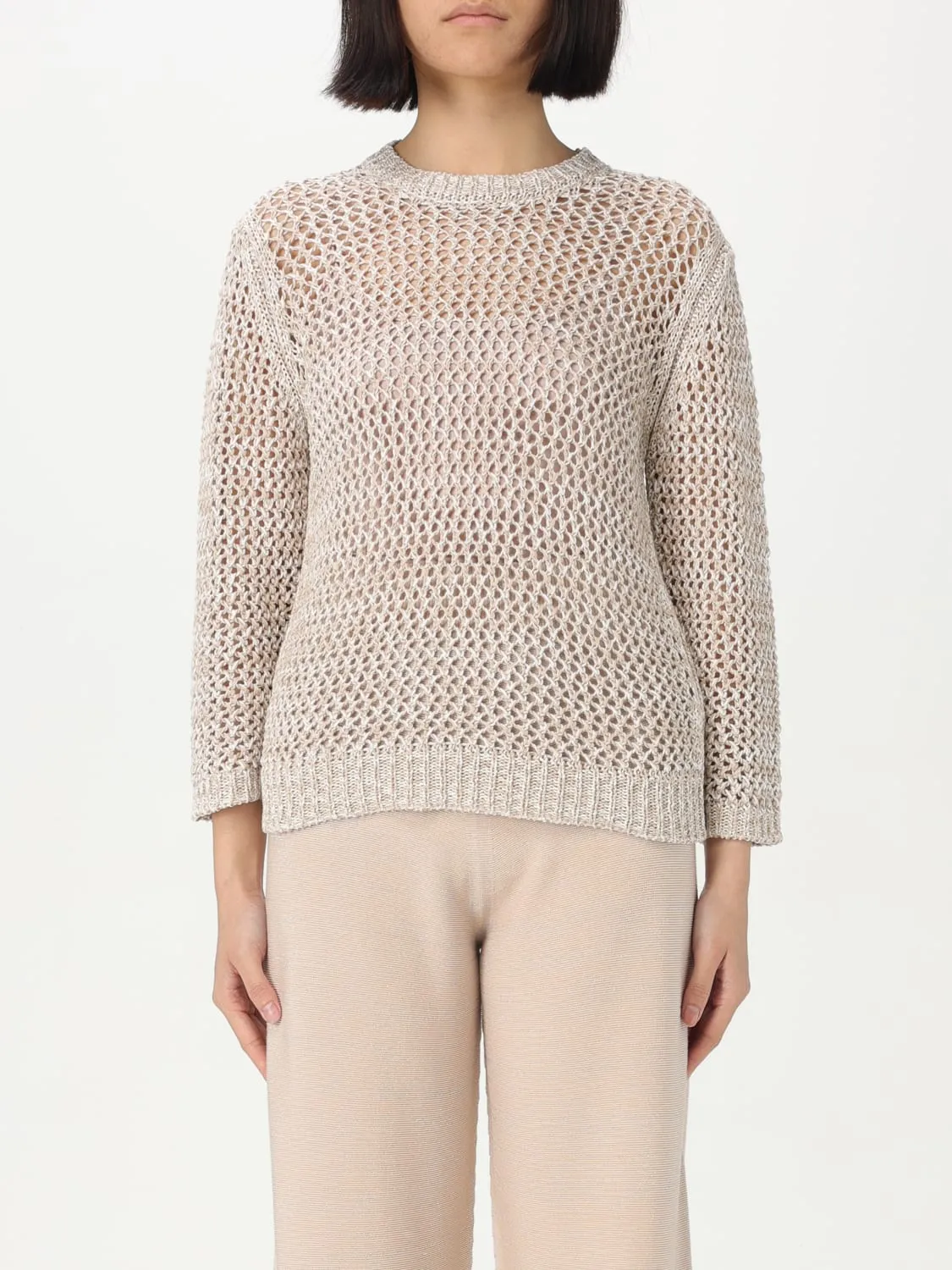 Pullover Fabiana Filippi in maglia a rete