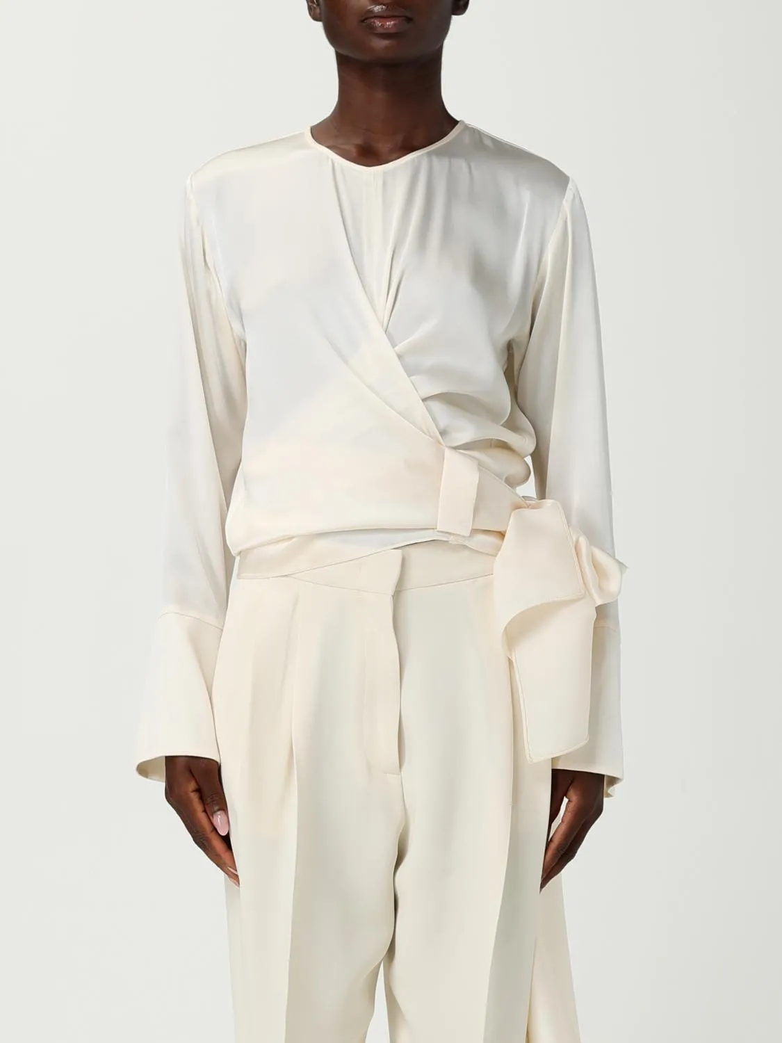 Blusa Fabiana Filippi in misto viscosa